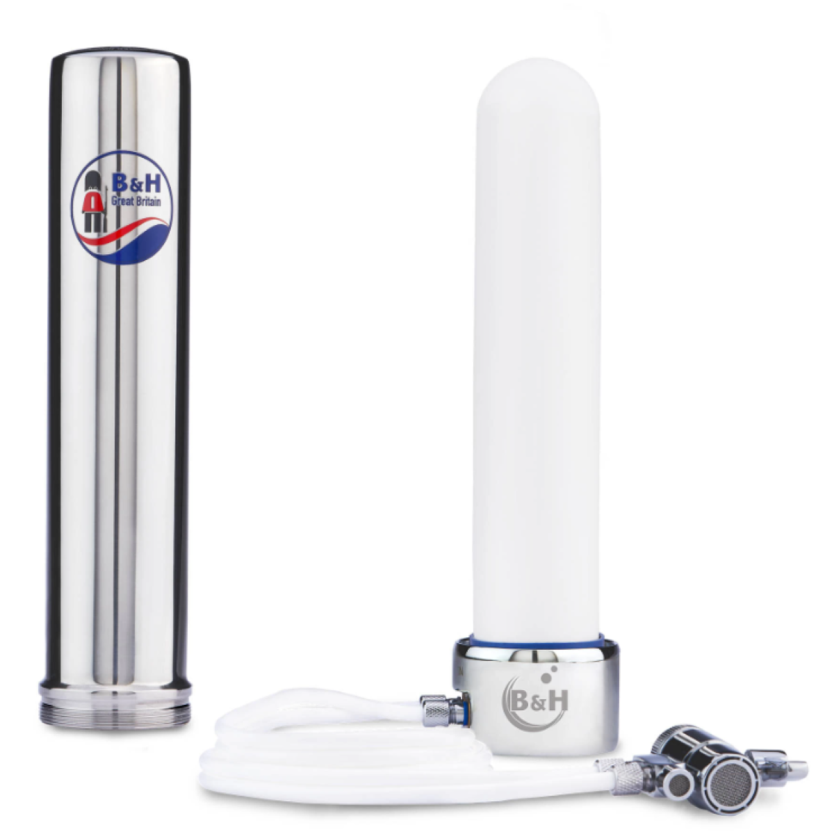 B&H UKSSD-CF122W 皇家衛兵 CTO Plus 不銹鋼雙管濾水器